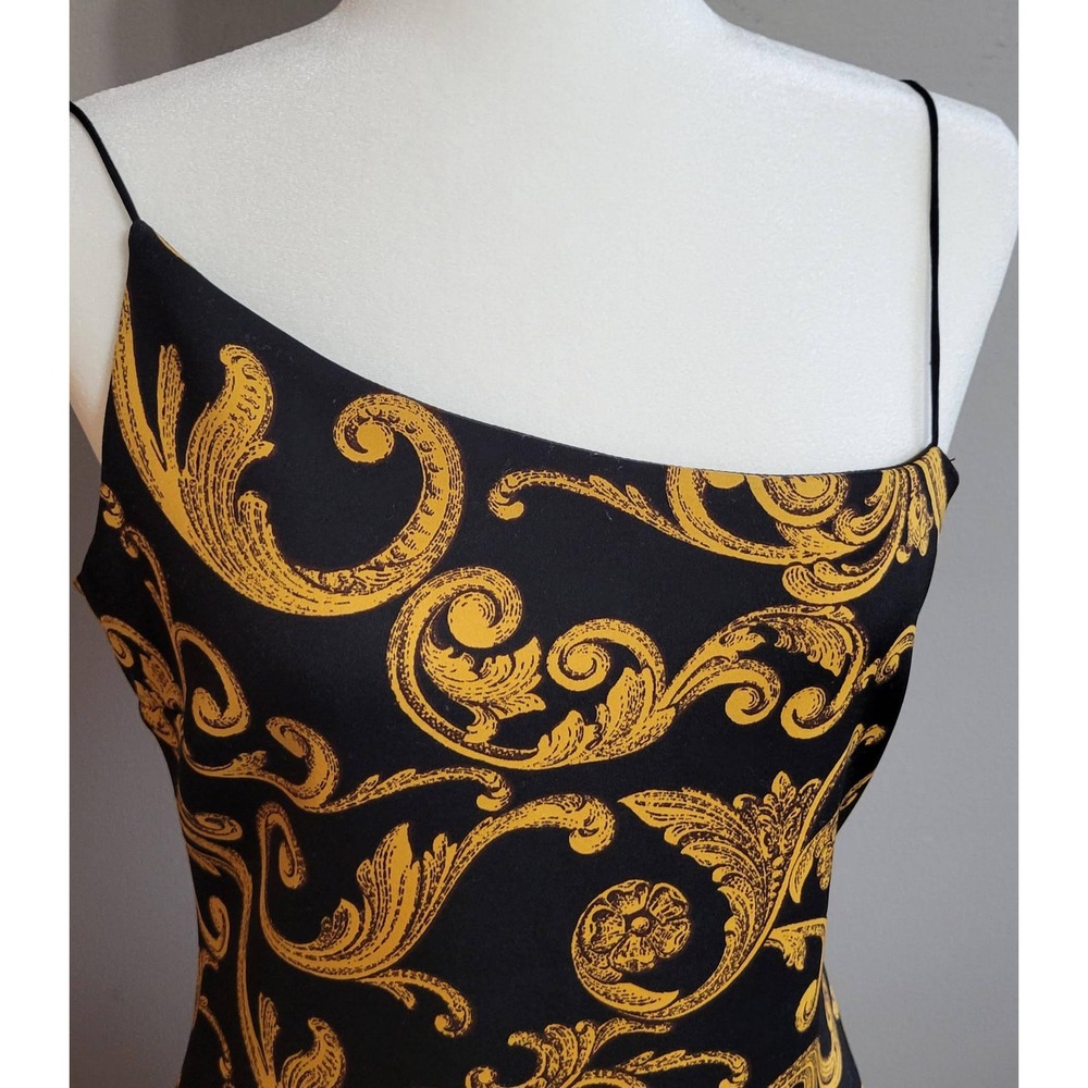 GUESS Bodycon Asymmetrical Shoulder Mini Dress - Picture 4 of 6